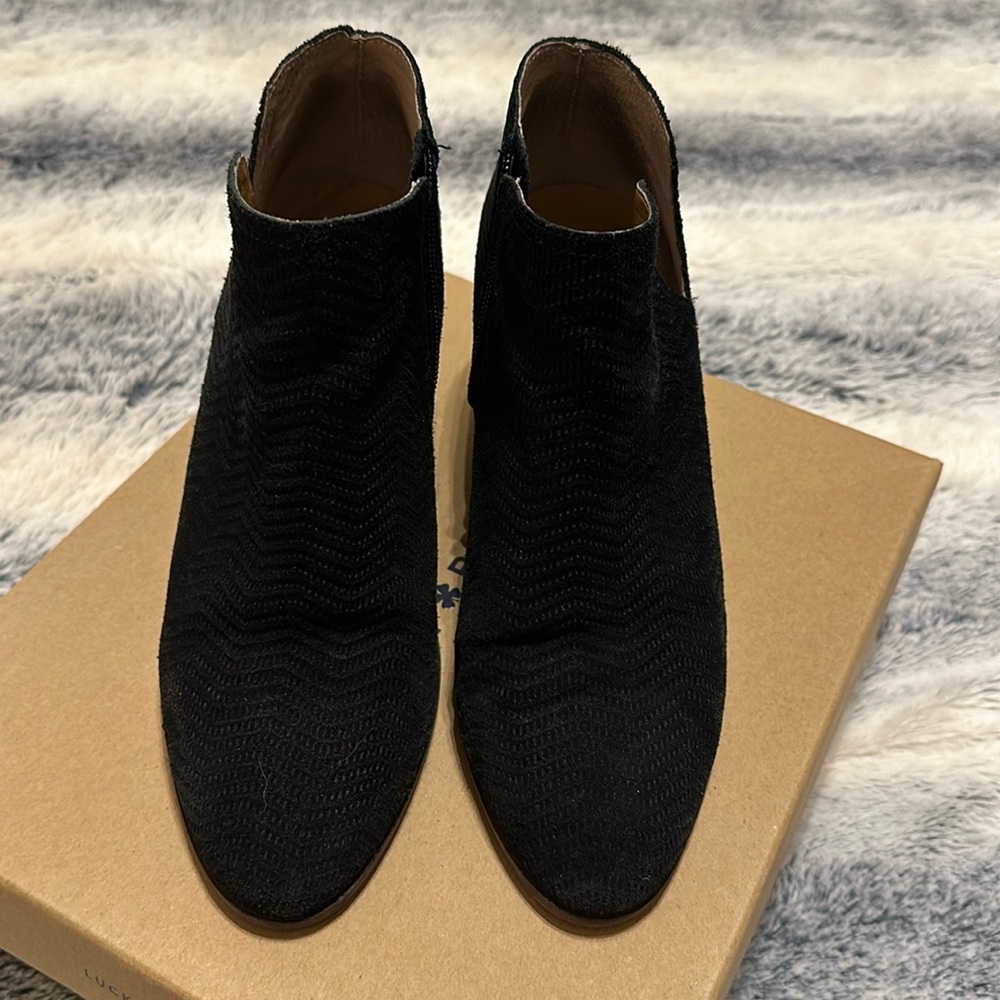 Lucky Brand booties.